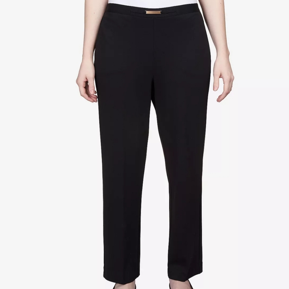 NWT Alfred Dunner Petite black pants